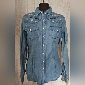 Cruel girl Arena fit denim shirt, Vintage but still New with tags.